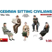 MiniArt German Sitting Civilians'30s-'40s