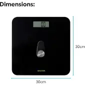 Salter 9224 BK3R Eco Power Digital Bathroom Scale black