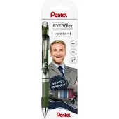Pentel Gel-Tintenroller EnerGel XmRT Liquid, 4er Set