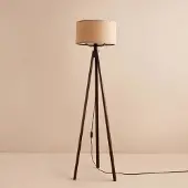 Opviq , AYD-3454, Stehlampen, Nerz, Stoff, 21 x 21 x 140 cm
