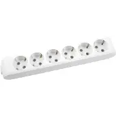Panasonic 6-fa.Steckdosenleiste weiss WLTB04602WH-EU1