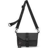 Asus ROG SLASH Sling Bag 2.0, Uni, Schultertasche, Klettverschluss, Magnetverschluss, Reißverschluss, Schwarz, Blau, Pink, Abbildung, Schwarz