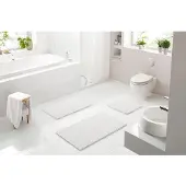 Linea Due Badematte "Roman", rutschhemmend beschichtet, fußbodenheizungsgeeignet