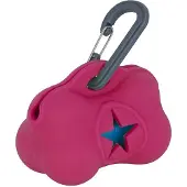 Dogman Weicher Silikon-Hundekotbeutelhalter Pink
