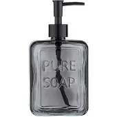 Wenko Seifenspender Pure Soap Glas grau