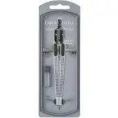 Faber-Castell Silber Artikuliertes Zirkelset (5 Stück)