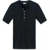 Schiesser Freizeit Tshirt Revival Karl-Heinz Kurzarm schwarz Herren