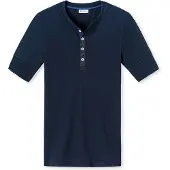Schiesser Freizeit Tshirt Revival Karl-Heinz Kurzarm dunkelblau Herren