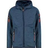 CMP Kid's Jacket Fix Hood Knitted + Mesh