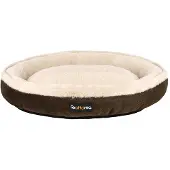 OEM Hundebett, Hundekissen, Katzenbett, Donut, Ø 75 cm, braun