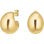 Rosefield JECMG-J976 Damen-Ohrringe Halbmond Creolen Goldfarben