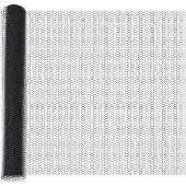 vidaXL Sechseckzaun mit Pfosten 25 x 1,4 m PVC-beschichteter Stahl
