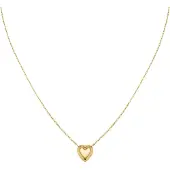 Rosefield JNPHG-J1008 Damen-Halskette Puffy Heart Goldfarben