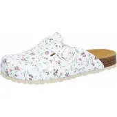 Lico Bioline Clog mit Print, verstellbarer Schnalle und dämpfungsaktiver EVA-Laufsohle, Größe 39