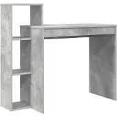 vidaXL Schreibtisch Beton Grau Holzwerkstoff 100 x 40 x 90 cm