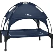 vidaXL Hundebett Marineblau 63 x 49,5 x 60 cm Stahl