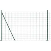 vidaXL Euro-Zaun mit Betonsockel 25 x 1,2 m PVC-beschichteter Stahl