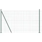 vidaXL Euro-Zaun mit Betonsockel 25 x 1,2 m PVC-beschichteter Stahl