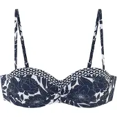 Sunseeker Bügel-Bandeau-Bikini-Top "Blossom" im Muster-Mix