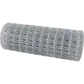 vidaXL Eurozaun 0,4 x 25 m PVC-beschichtetes Eisen
