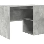 vidaXL Schreibtisch Beton Grau Holzwerkstoff 102 x 50 x 75 cm