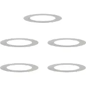 vidaXL geeignet für flache Baumringe 5 Stk. Silber Ø60/90 cm