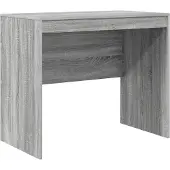 vidaXL Schreibtisch Graues Sonoma 90 x 50 x 76 cm