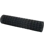 vidaXL Eurozaun Grau 1,2 x 10 m PVC-beschichtetes Eisen