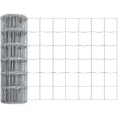 vidaXL Eurozaun 0,4 x 25 m PVC-beschichtetes Eisen