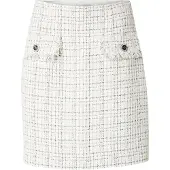 Guess Marciano GUESS Annamaria Mini Tweed White And Black Twee Größe: XS | Miniröcke Outlet | Damen | Weiß