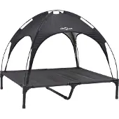 vidaXL Hundebett Schwarz 92 x 77 x 82,5 cm Stahl