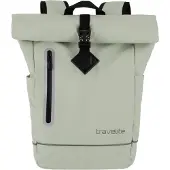 Travelite Freizeitrucksack Rucksack Basics Roll-Up Backpack Plane 19L Light Green hellgrün