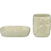 Marimekko - Unikko Badezimmer Accessoire Set, natur