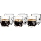 Leonardo GOCCE Espressoglas-Set (1/2/3) 60 ml 6-teilig