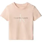 Calvin Klein Jeans T-Shirt Monogram IN0IN00001 Rosa Regular Fit