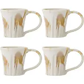 Bloomingville Joseph Tassen braun 4er Set