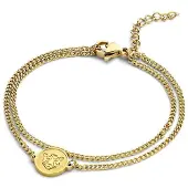 CO88 Collection Elegantes Goldenes Damenarmband CO88 Kollektion 8CB-90688