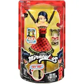 Miraculous Puppe, Miraculous Hero Switch LadyNoir/BugNoir, 2-in-1 Verwandlung, ab 3+
