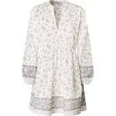 Pepe Jeans für Damen. PL953758 Lia Kleid weiß (XS), Lässig, Baumwolle, Langarm