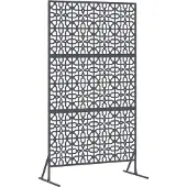vidaXL Sichtschutz Anthrazit 100 x 50 x 180 cm Stahl
