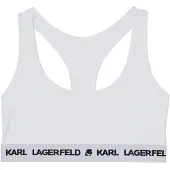 Karl Lagerfeld LOGO BRALETTE Weiß