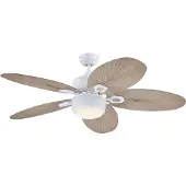 WESTINGHOUSE Deckenventilator mit Licht 7316440, grau, leise 7316440, alu / grau / zink, für Wohn- / Esszimmer, Kunststoff