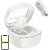 Baseus Bowie WM02, True Wireless Stereo (TWS), Anrufe/Musik, 20 - 20000 Hz, Kopfhörer, Weiß