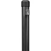 GAH Alberts Alberts Zaunpfosten, für Maschendrahtzäune, verzinkt Grün, Ø 34 mm, 1665x1500 mm, Anthrazit-Metallic