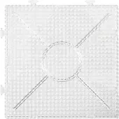 Nabbi Foto-Birnen-Grundplatte, transparent, quadratisch, 15 x 15 cm, 2 Stück.
