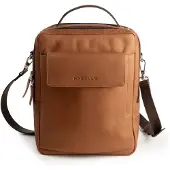 Harold's Leder Umhängetasche Country Crossbag Handle Cognac hellbraun