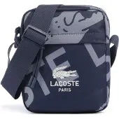 Lacoste Umhängetasche mit Allover-Logo, Blau One Size