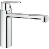 GROHE Eurosmart Cosmopolitan Einhand-Spültischarmatur, Niederdruck, Ausladung 221mm, mittelhoch, schwenkbar, 30194000