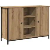 vidaXL Sideboard Artisan-Eiche 100 x 35 x 70 cm