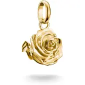 Thomas Sabo Charm-Anhänger Rosenblüte Connect vergoldet